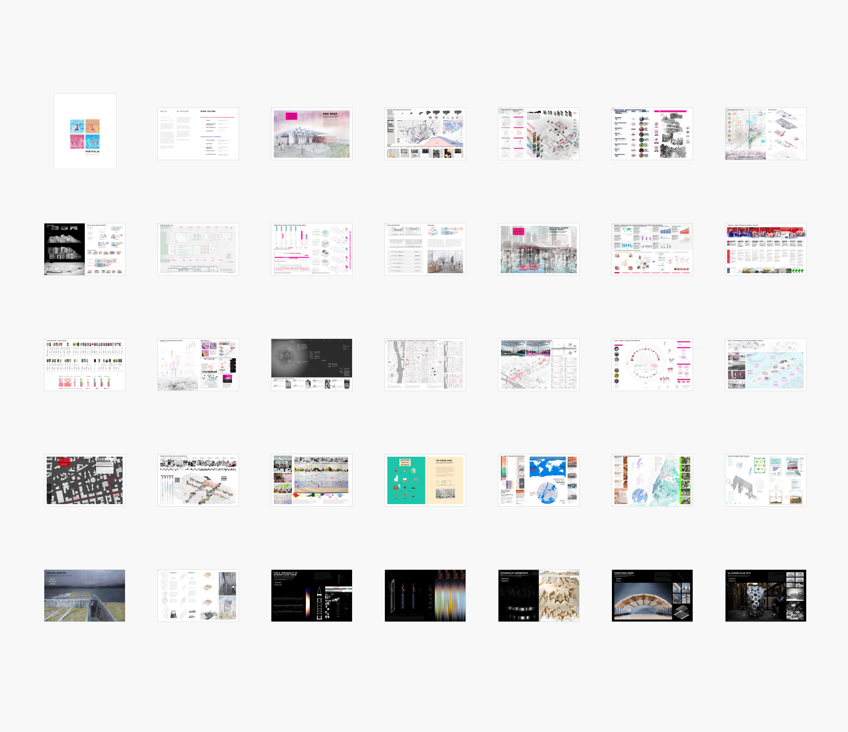 Architectural Design 2015 - 2020